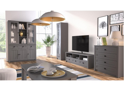 Woonkamerset Ontwerper woonkamer dressoir salontafel inrichting 5-delig.